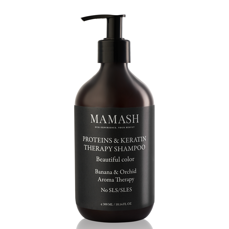 Mamash Ultra-light hair therapy shampoo with silk amino acids and keratin proteins